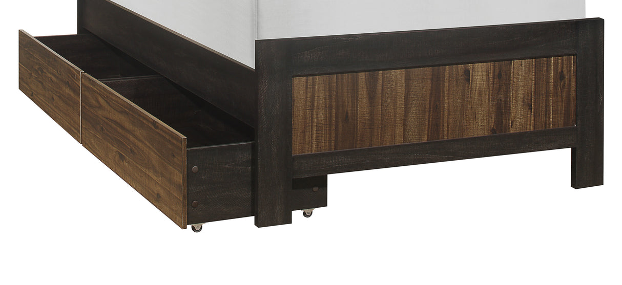 Cooper Wire Brushed Full Storage Panel Bed from Homelegance - Luna Furniture
