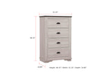 Coralee Chalk/Gray Sleigh Bedroom Set from Crown Mark - Luna Furniture