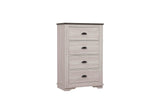 Coralee Chalk/Gray Sleigh Bedroom Set from Crown Mark - Luna Furniture