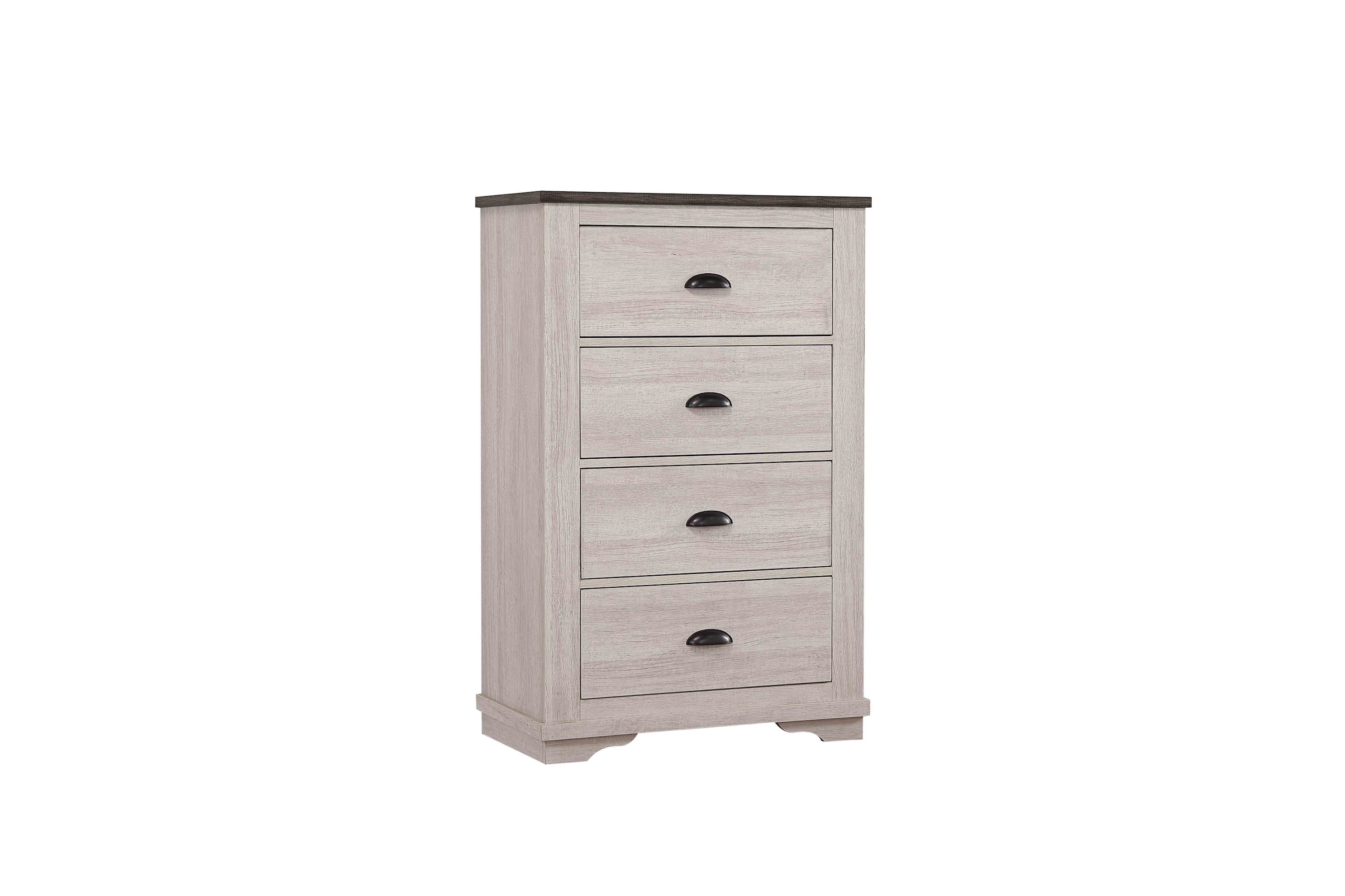 Coralee Chalk/Gray Sleigh Bedroom Set from Crown Mark - Luna Furniture