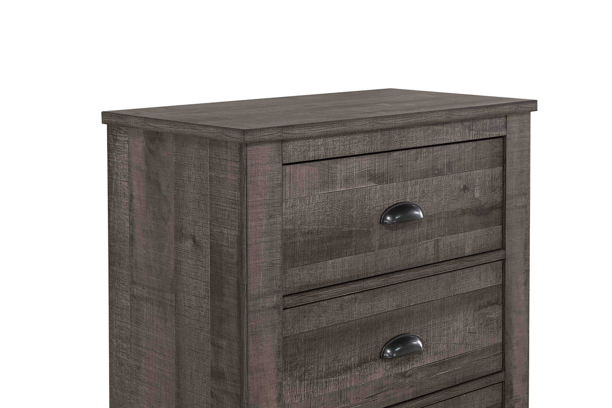 Coralee Gray Nightstand from Crown Mark - Luna Furniture