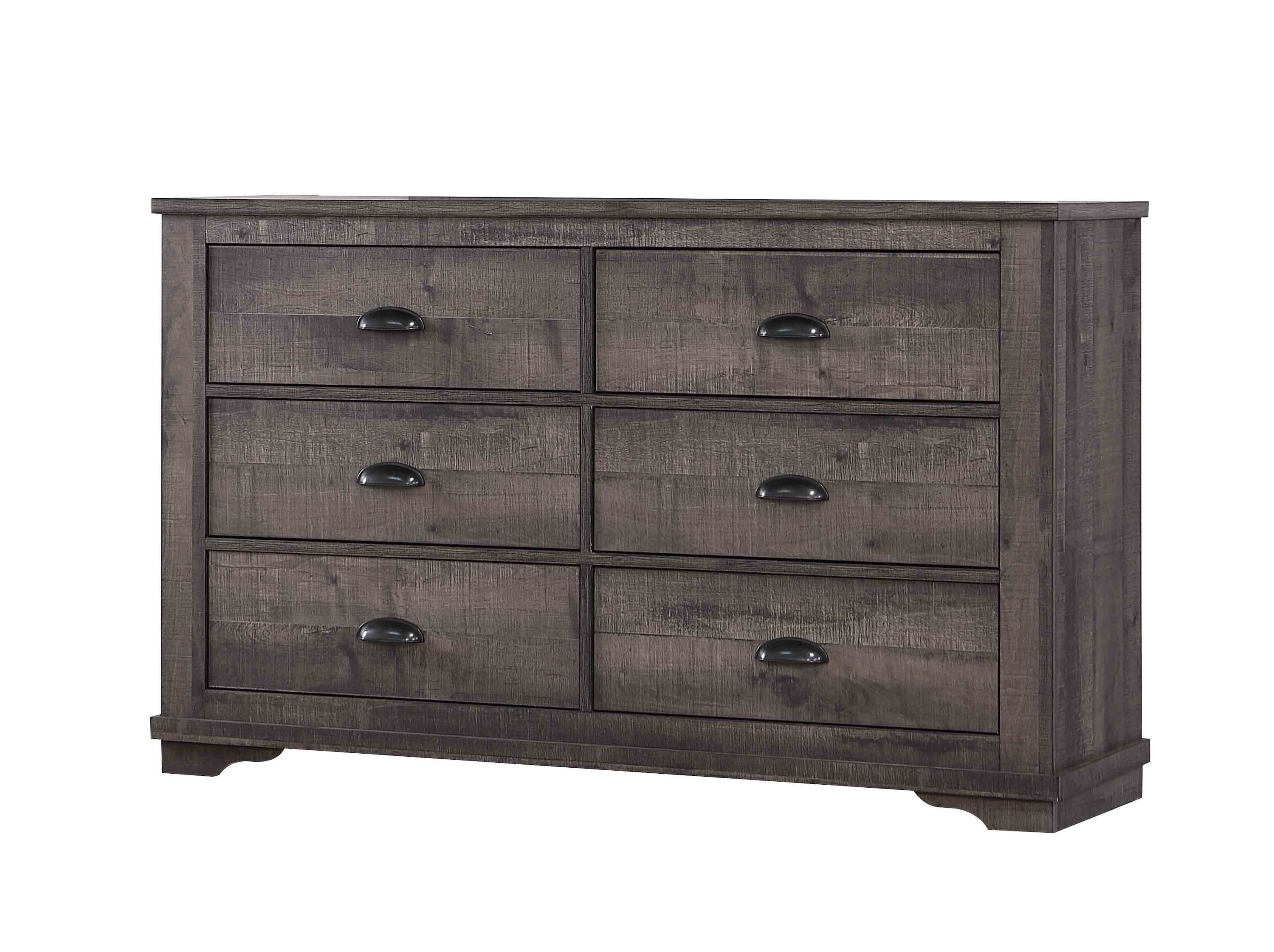 Coralee Gray Sleigh Bedroom Set from Crown Mark - Luna Furniture