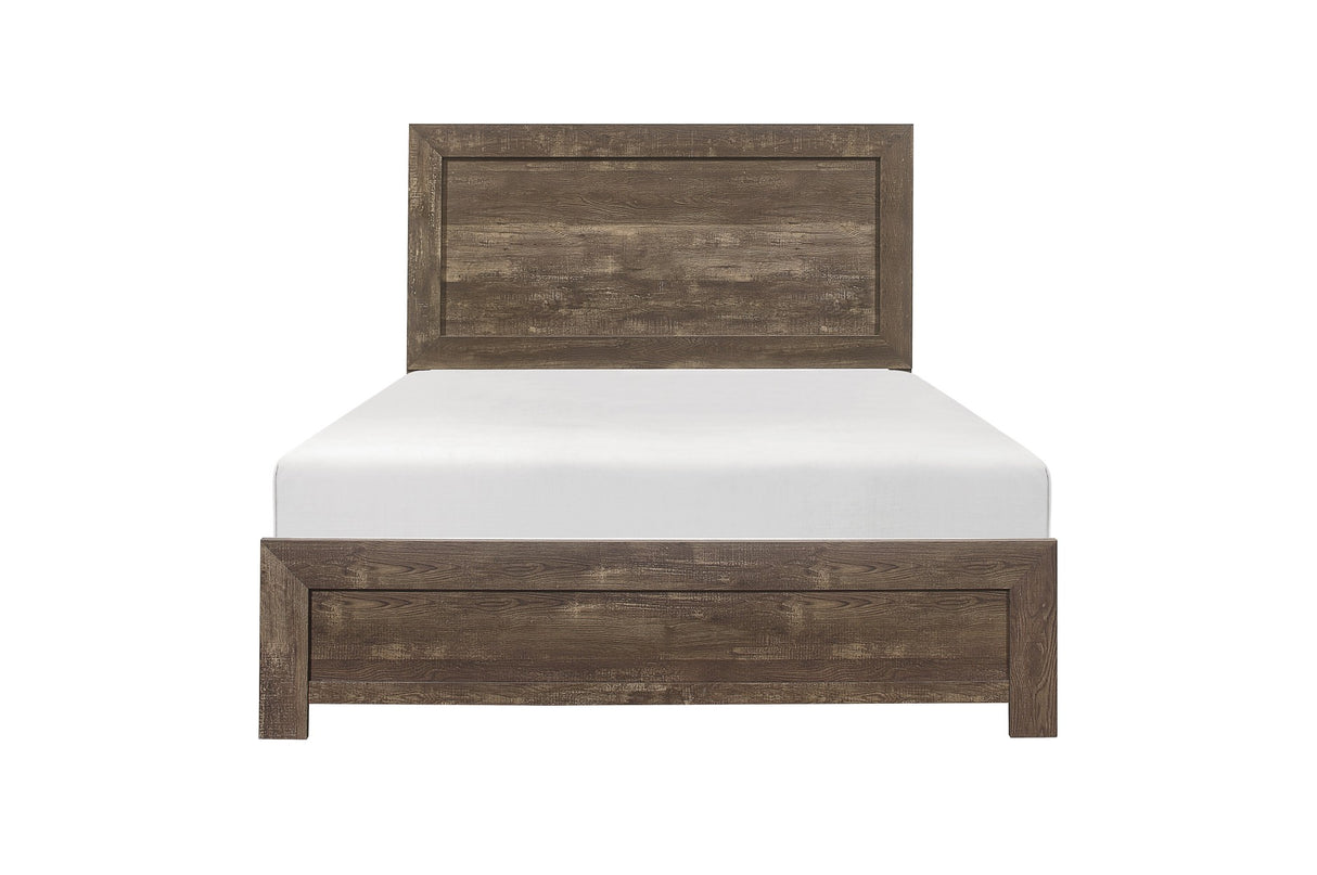 Corbin Brown King Panel Bed from Homelegance - Luna Furniture
