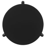 Cordova Black Round Solid Wood End Table from Coaster - Luna Furniture