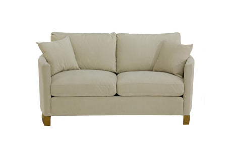 Corliss Beige Upholstered Arched Arms Loveseat from Coaster - Luna Furniture