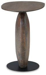 Cormmet Brown/Black Accent Table from Ashley - Luna Furniture