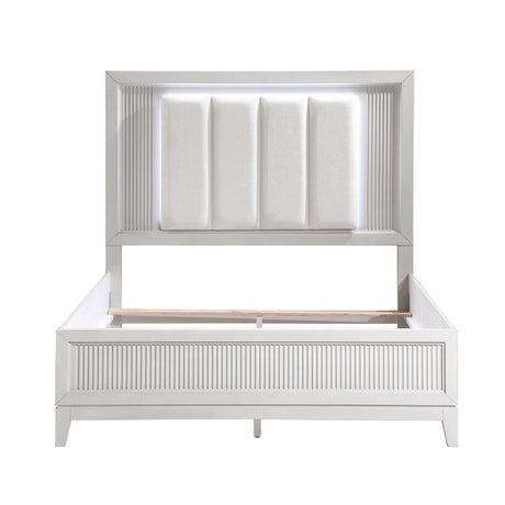 Cornwall Antique White Queen Bed from Homelegance - Luna Furniture
