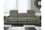 Correze Gray 3-Piece Power Reclining Sofa from Ashley - Luna Furniture
