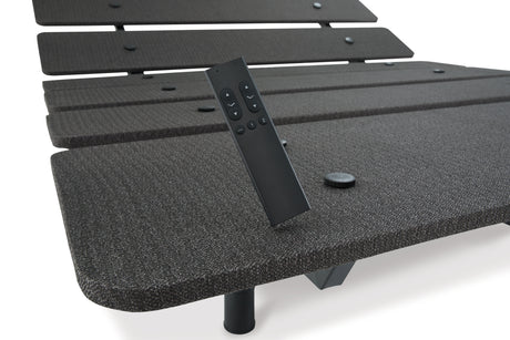 Cosmic Power Base Black Queen Adjustable Base from Ashley - Luna Furniture