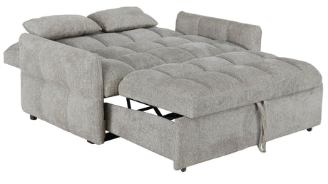 Cotswold Beige Tufted Cushion Sleeper Sofa Bed from Coaster - Luna Furniture