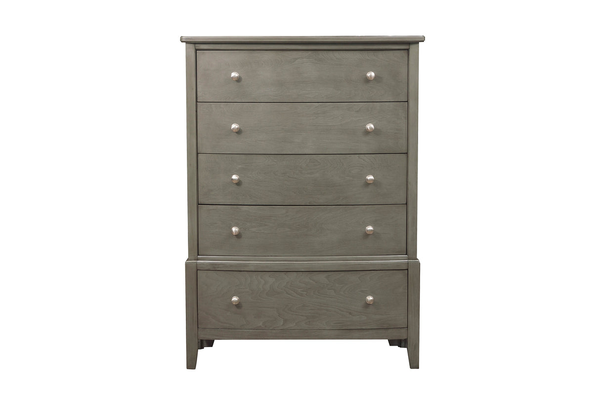 Cotterill Gray Upholstered Panel Bedroom Set from Homelegance - Luna Furniture