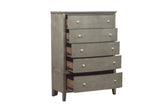 Cotterill Gray Upholstered Panel Bedroom Set from Homelegance - Luna Furniture
