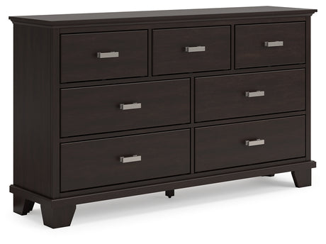 Covetown Dark Brown Dresser from Ashley - Luna Furniture