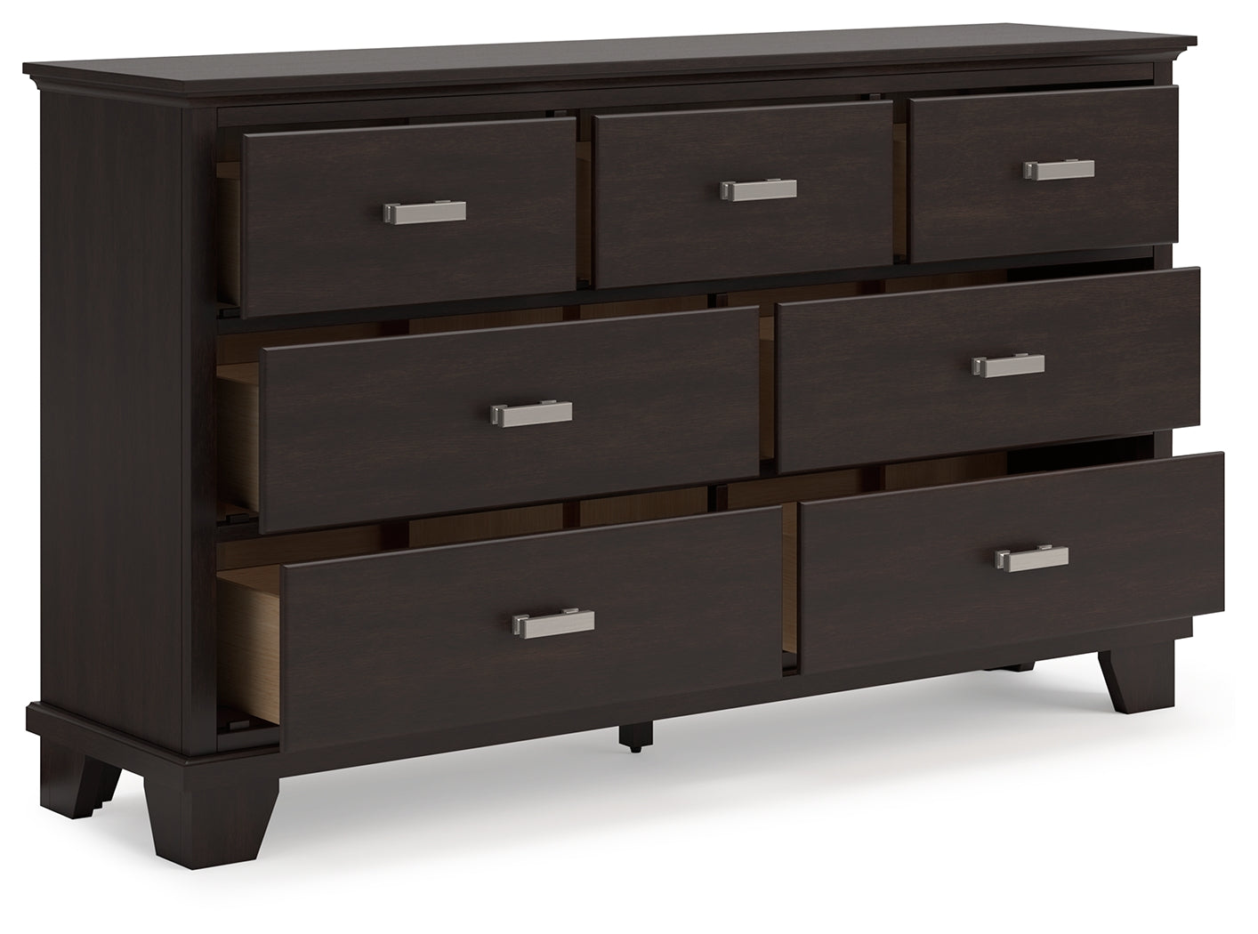 Ashley Covetown Dark Brown Dresser - Luna Furniture