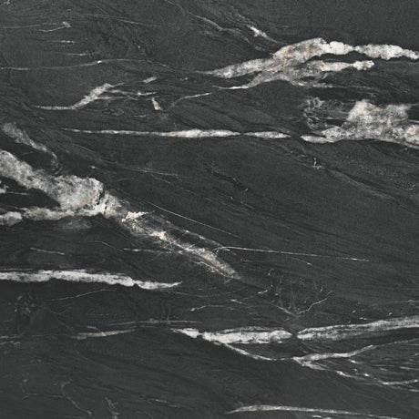 Crestmont Gray Rectangular Faux Marble Top Dining Table with and 16" Self-Storing Extension Leaf from Coaster - Luna Furniture