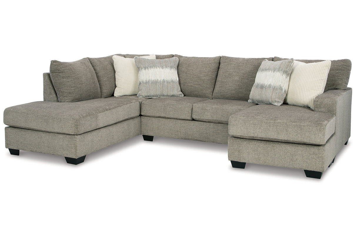 Creswell Stone 2-Piece LAF Chaise Sectional from Ashley - Luna Furniture