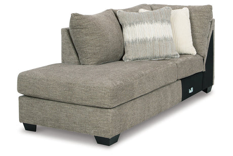 Creswell Stone Left-Arm Facing Corner Chaise from Ashley - Luna Furniture