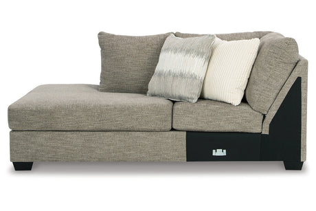 Creswell Stone Left-Arm Facing Corner Chaise from Ashley - Luna Furniture