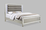Cristian Champagne LED Upholstered Panel Bedroom Set from Crown Mark - Luna Furniture