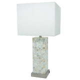 Crown White and Gray Table Lamp, Set of 2 from Crown Mark - Luna Furniture