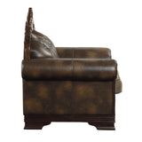 Croydon Dark Cherry Loveseat from Homelegance - Luna Furniture