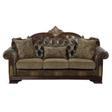 Croydon Dark Cherry Sofa from Homelegance - Luna Furniture
