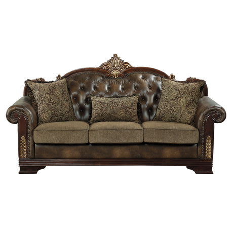 Croydon Dark Cherry Sofa from Homelegance - Luna Furniture