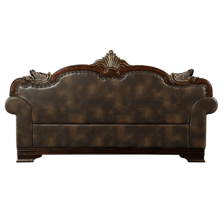 Croydon Dark Cherry Sofa from Homelegance - Luna Furniture