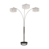 Crystal Chrome 87" Floor Lamp from Crown Mark - Luna Furniture