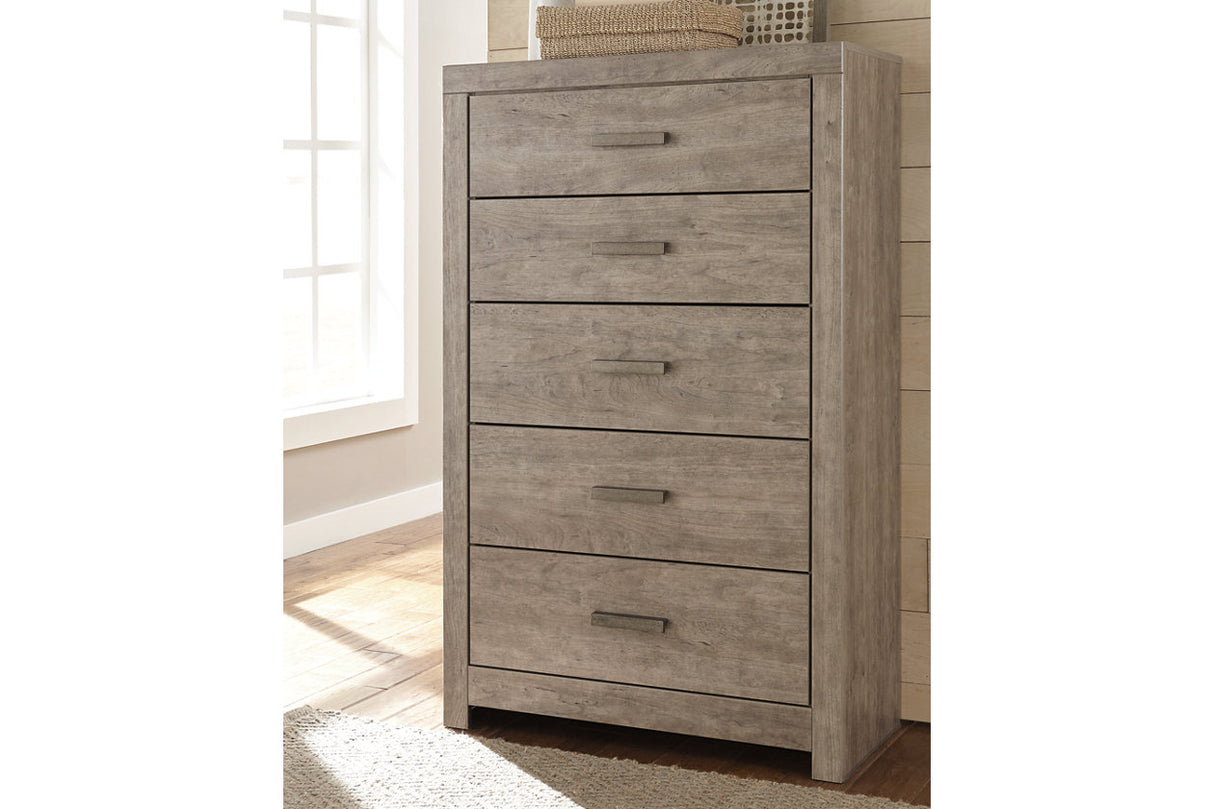 Culverbach Gray Chest of Drawers from Ashley - Luna Furniture