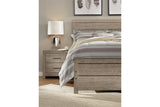 Culverbach Gray King Panel Bed from Ashley - Luna Furniture