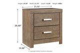 Culverbach Gray Nightstand from Ashley - Luna Furniture