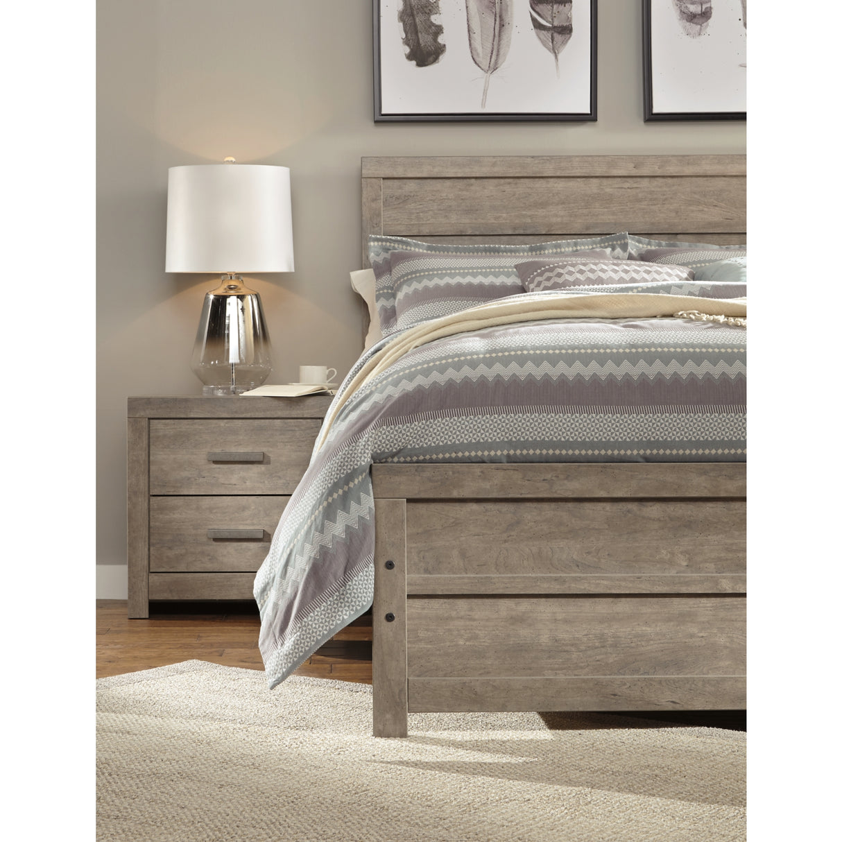 Culverbach Gray Panel Bedroom Set from Ashley - Luna Furniture