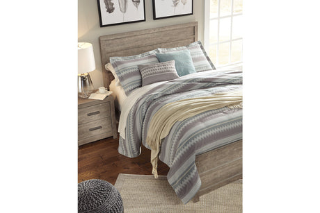 Culverbach Gray Queen Panel Bed from Ashley - Luna Furniture