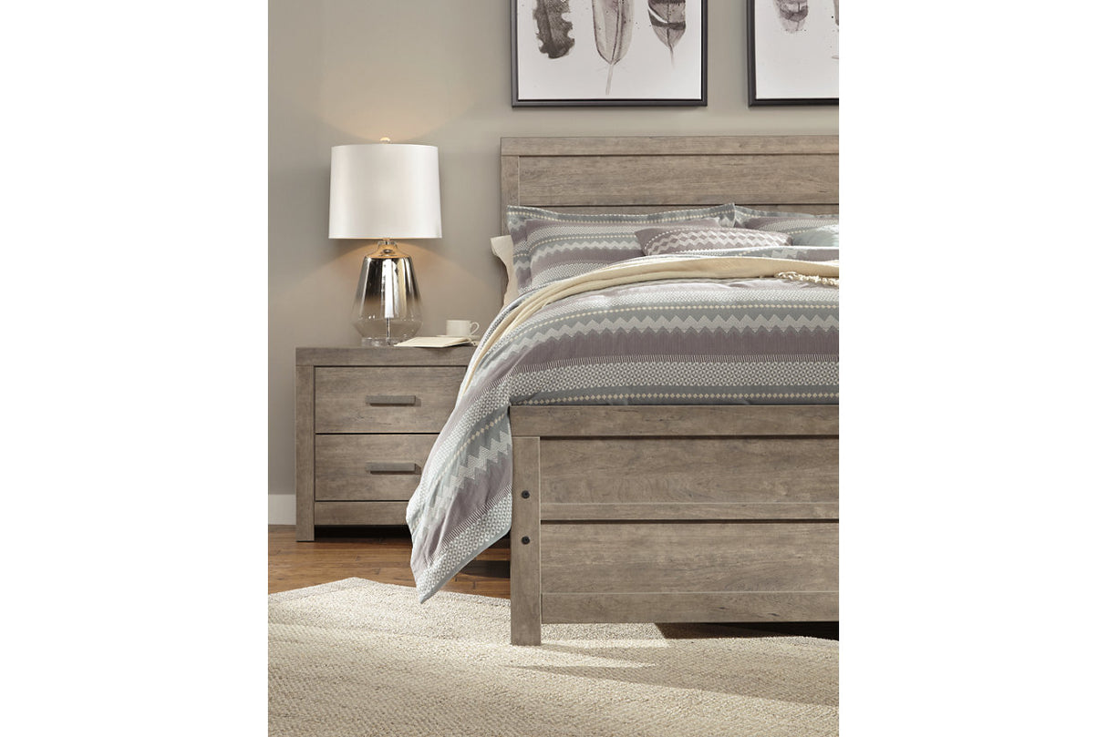 Culverbach Gray Queen Panel Bed from Ashley - Luna Furniture