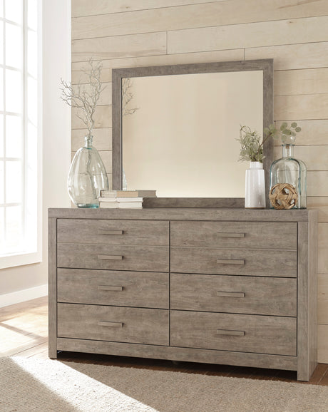 Culverbach Gray Upholstered Panel Bedroom Set from Ashley - Luna Furniture