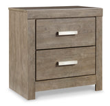 Culverbach Gray Upholstered Panel Bedroom Set from Ashley - Luna Furniture