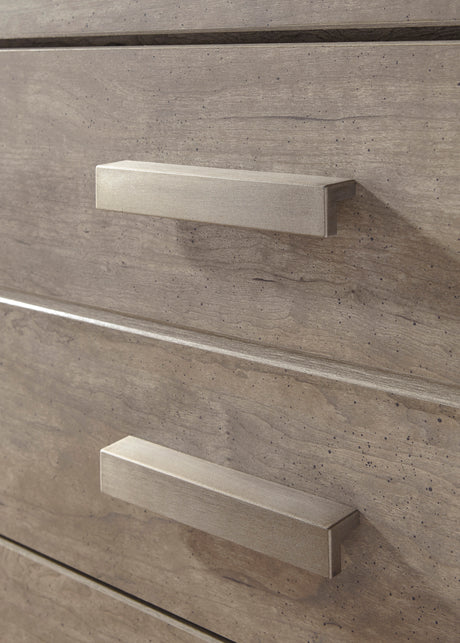 Culverbach Gray Upholstered Panel Bedroom Set from Ashley - Luna Furniture