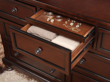 Cumberland Brown Cherry Dresser from Homelegance - Luna Furniture