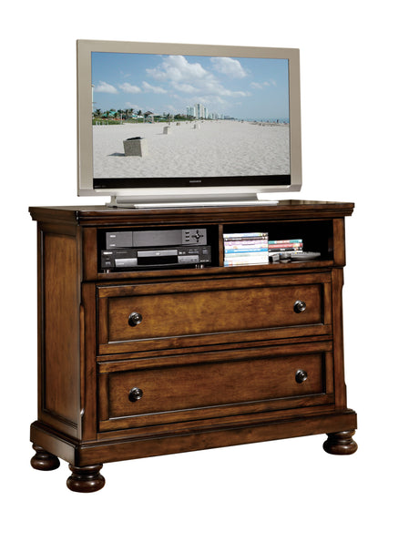 Cumberland Brown Cherry TV Chest from Homelegance - Luna Furniture