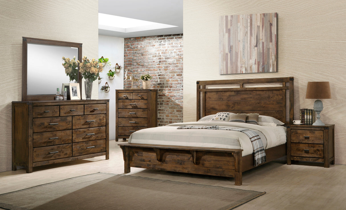 Curtis Brown Nightstand from Crown Mark - Luna Furniture