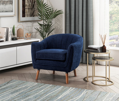 Cutler Blue Accent Chair from Homelegance - Luna Furniture