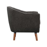 Cutler Charcoal Accent Chair from Homelegance - Luna Furniture