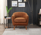 Cutler Rust Accent Chair from Homelegance - Luna Furniture