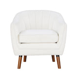 Cutler White Accent Chair from Homelegance - Luna Furniture