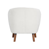 Cutler White Accent Chair from Homelegance - Luna Furniture