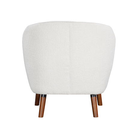 Cutler White Accent Chair from Homelegance - Luna Furniture