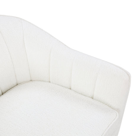 Cutler White Accent Chair from Homelegance - Luna Furniture