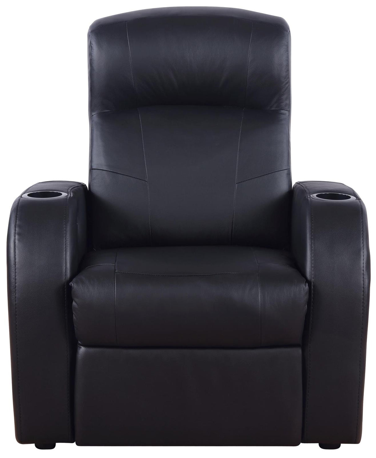 Cyrus Black Upholstered Recliner Living Room Set from Coaster - Luna Furniture