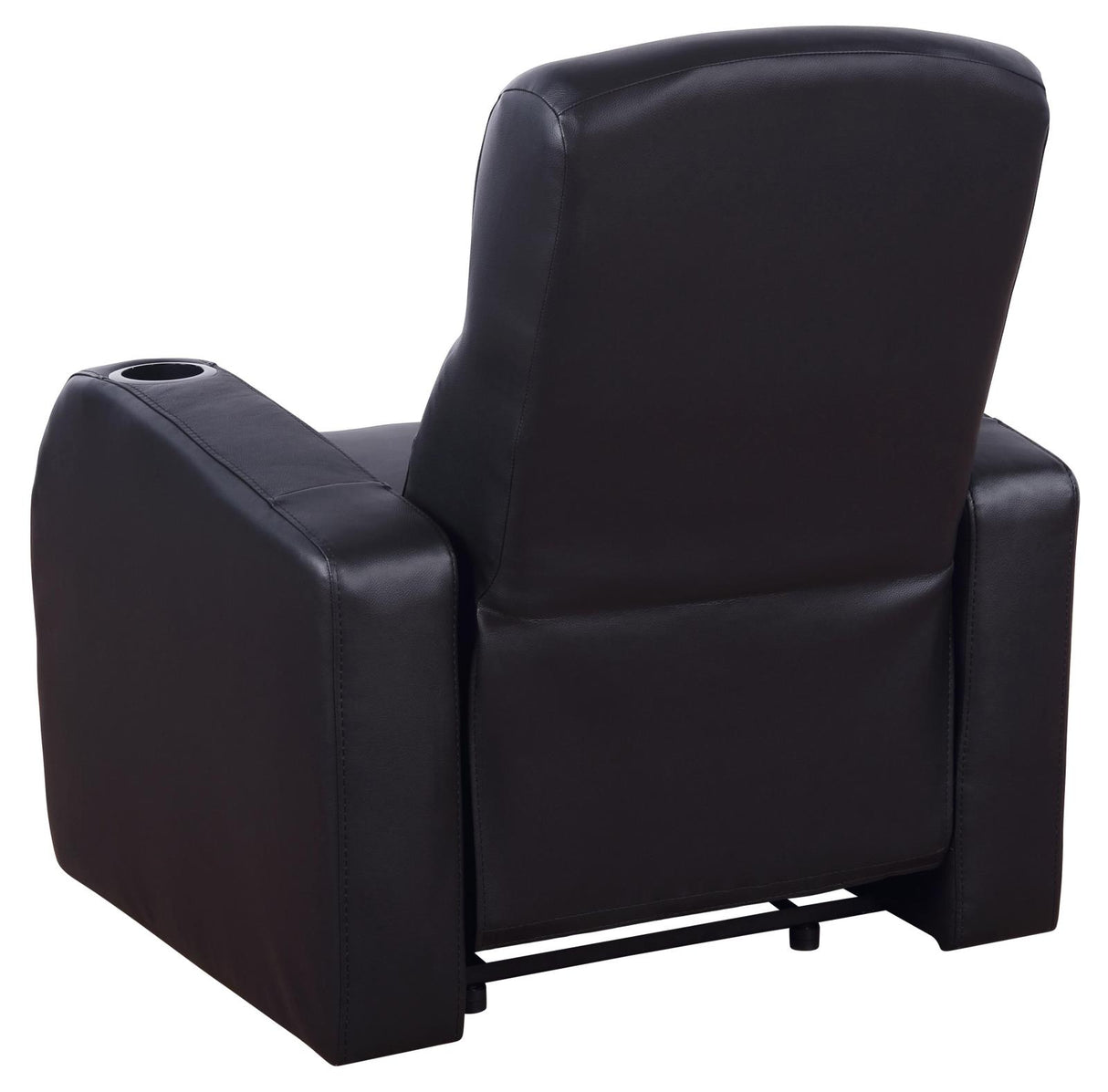Cyrus Black Upholstered Recliner Living Room Set from Coaster - Luna Furniture